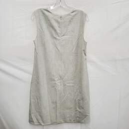 NWT Ann Taylor WM's Heather Green Polyester & Rayon Blend Sleeveless Dress Size 8 alternative image