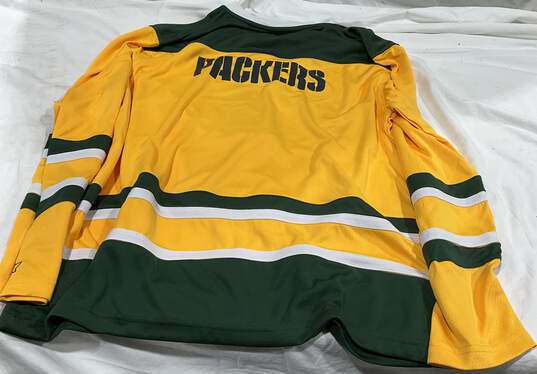 Men's Starter Green Bay Packers Long Sleeve Jersey image number 3