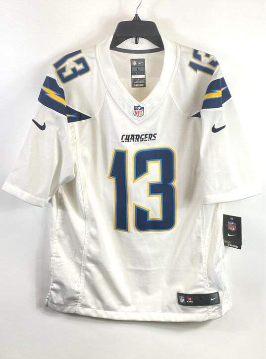 Nike NFL Chargers Allen #13 White Jersey - Size Large image number 1