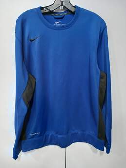 Nike Men's Therma-Fit Blue Sweater Size L