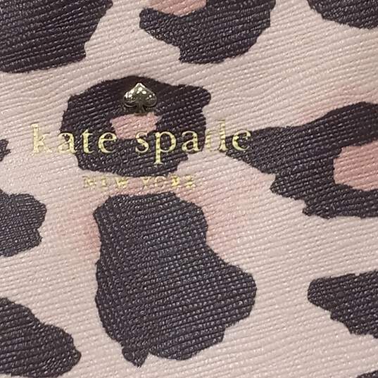 Kate Spade Women's Leather Animal Print Tote Bag image number 3