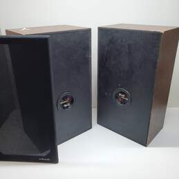 VTG. Pair Of Polk Audio 10A Speakers Untested P/R Approx. 16x28 In. alternative image