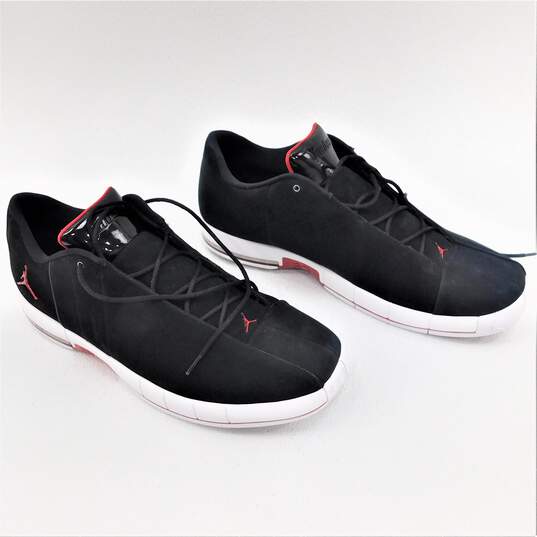 Air Jordan Team Elite 2 Low Black Red Men's Shoe Size 18 image number 1