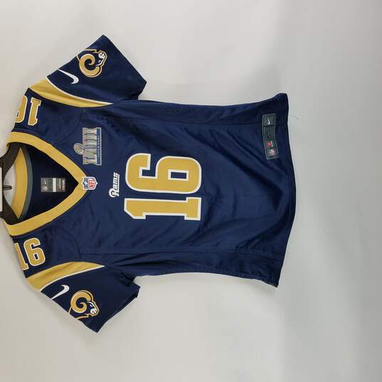 NFL Rams #16 Boys Navy Blue Jersey S image number 1