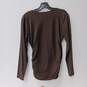 Michael Kors Women's  Petite Chocolate Top Size P/M W/Tags image number 2