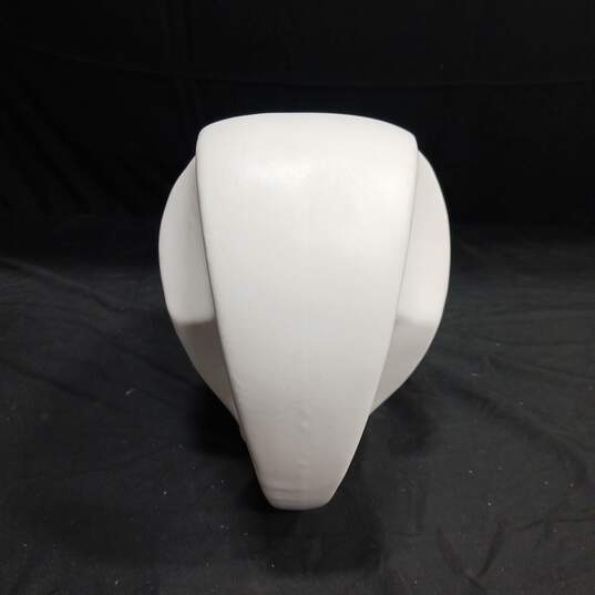 Ceramic Or Porcelain White Elephant Statue (5.8lbs) image number 3