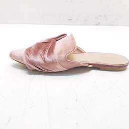 Aldo Velvet Pointed Toe Mule Flats Pink 7 alternative image