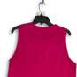 Lands' End Womens Pink Embroidered Sleeveless A-Line Dress Size L 14-16 image number 4