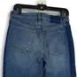 Abercrombie & Fitch Womens Blue Denim Distressed Medium Wash Mom Jeans Sz 28/6R image number 4