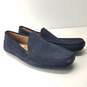 Hugo Boss Navy Blue Suede Driving Loafers Shoes Men's Size 43 image number 3