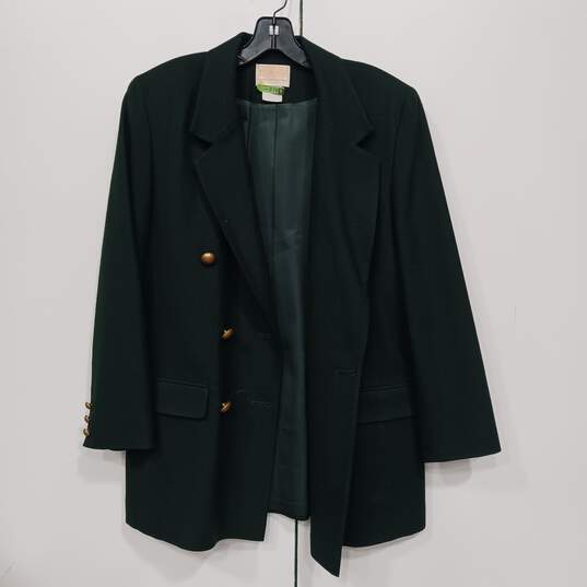 Pendleton Green Wool Suit Jacket Women's Size M image number 1