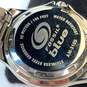 Designer Fossil Blue AM-3109 Two Tone Chain Strap Round Analog Quartz Wristwatch image number 3