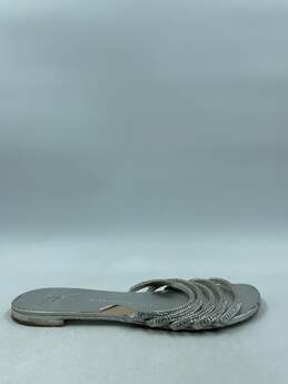 Authentic Giuseppe Zanotti Michela Silver Crystal Sandals W 8