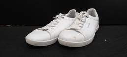 Tommy Hilfiger Men's White Leather Shoes Size 10.5