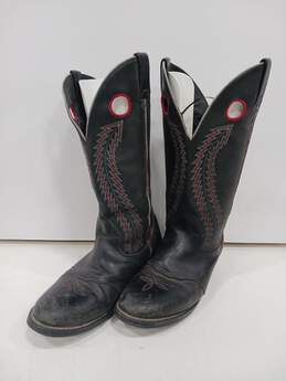 Laredo Men's Black Western Boots Size 10.5D