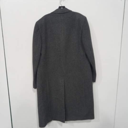 Vintage Pendleton Men's Gray Wool Overcoat Size L/XL image number 2