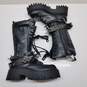 Zara Platform Boots with Studed Belts Women's 10.5 image number 2