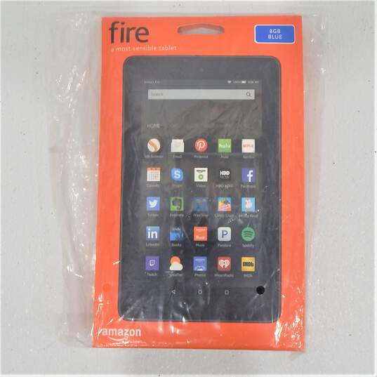 Sealed Amazon Fire 5th Gen 8GB 7in. Blue Tablet image number 1