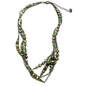 Designer Silpada 925 Sterling Silver Green Pearl Jade Chain Necklace image number 3