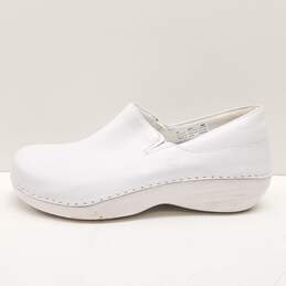 Timberland Pro White Leather Professional Slip-on Women's Size 9 alternative image
