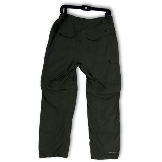 Mens Green Flat Front Pocket Straight Leg Silver Ridge Cargo Pants Sz 34X30 image number 2