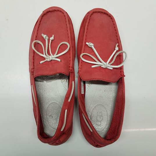 UGG Australia Mens Boat Shoes in Red US 13 1009521 image number 2