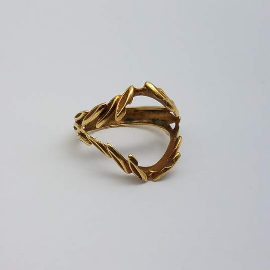18k Gold Ring Enhancer Size 5.5 5.0g image number 5