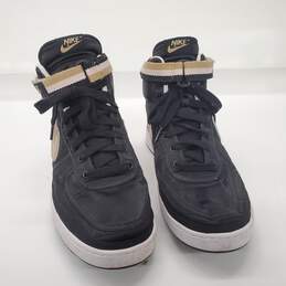 Nike Men's Vandal High Supreme Black/Metallic Gold Sneakers Size 12 alternative image