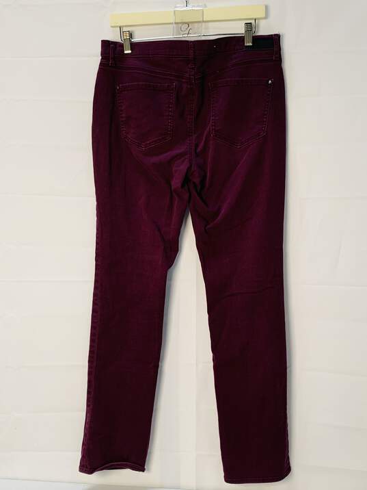 Women's Purple DKNY Skinny Jeans Size:10 image number 2