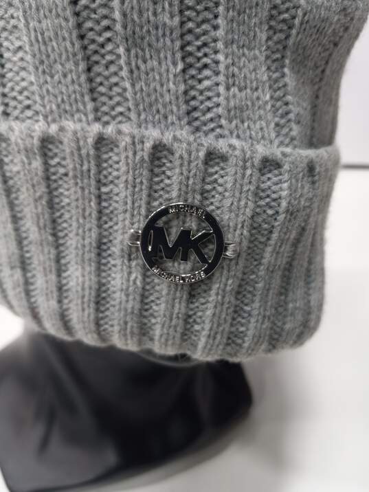 Michael Kors Women's Gray Knit Cap image number 2