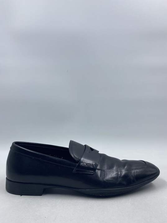Prada Black Loafer Dress Shoe Men 7 image number 1