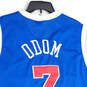 Mens Multicolor Los Angeles Clippers Lamar Odom #7 Basketball Jersey Sz XL image number 3