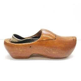 Scandinavian Swedish Wooden Clogs Shoes Women's Size 9 M
