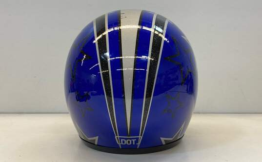Z1R ZRP-3 Blue Motorcycle Helmet with Tinted Visor Sz. L image number 5