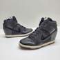WOMENS NIKE SKY DUNK HIGH WEDGE BLK/WHT SIZE 8 image number 1