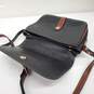 Vintage Bally Brown & Black Woven Leather Crossbody Bag w/COA image number 7