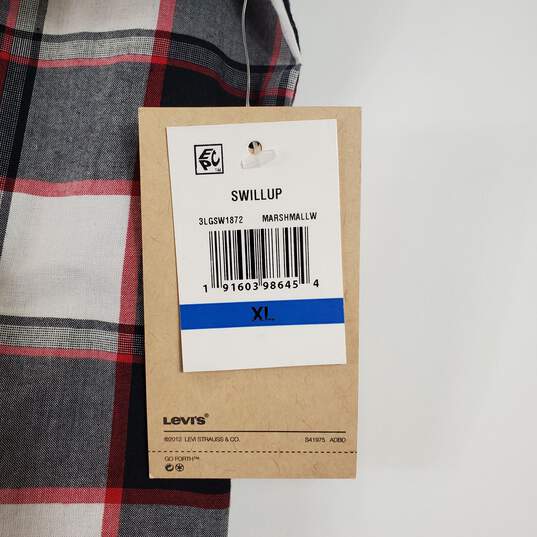 Levi's Men Plaid Short Sleeve Button Up XL NWT image number 3
