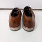 Men's Brown Leather Dress Shoes Size 10 image number 3