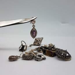 Sterling Silver Multi Gemstone Assorted Jewelry Scrap 30.0g