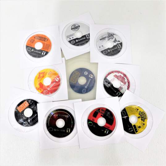 Nintendo GameCube Video Game Lot of 10 Discs Only image number 1