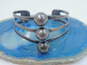 Artisan 925 Modernist Three Orb Balls Accented Split Cuff Bracelet 16g image number 1