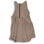 NWT Womens Beige Lace Trim Sleeveless Round Neck Tank Top Size Small image number 2