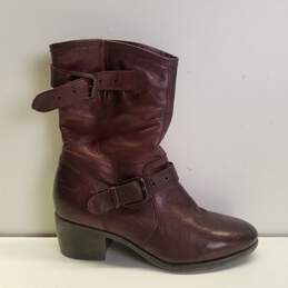 UGG Women's Plumb Leather Ankle Boots Size2 6.5