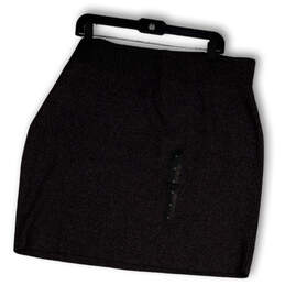 NWT Womens Purple Elastic Waist Flat Front Pull-On Mini Skirt Size XL