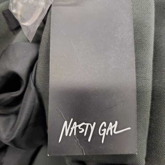 Nasty Gal Women Charcoal Longline Pad Blazer M image number 2