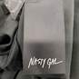 Nasty Gal Women Charcoal Longline Pad Blazer M image number 2
