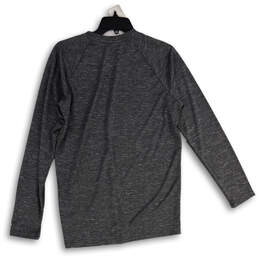 Mens Gray Heather Dri-Fit Crew Neck Long Sleeve Pullover T-Shirt Size S alternative image