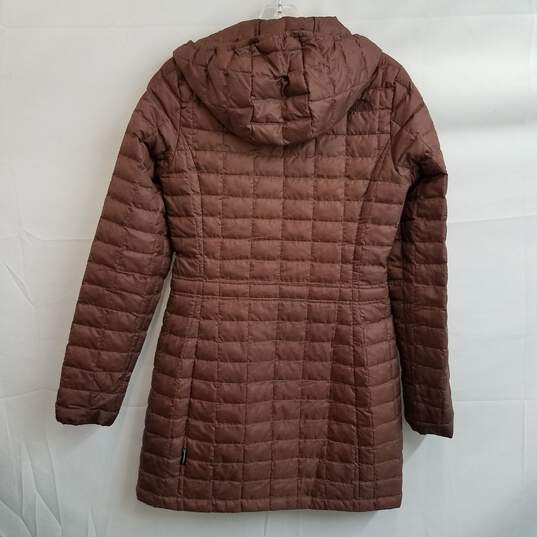 The North Face purplish brown insulated parka women's XS image number 2