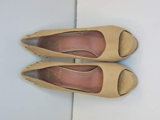 Vince Camuto Tan Heels Size 36 image number 5