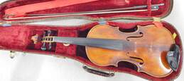 VNTG 1950's E. R. Pfretzschner 13.75 Inch Intermediate Viola w/ Case and Bow (Parts and Repair)
